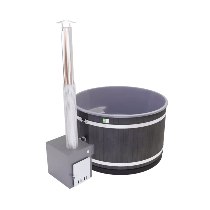 Almost Heaven - Serenity 4-Person Wood-Fired Hot Tub (Eco-Friendly Outdoor Spa Experience)