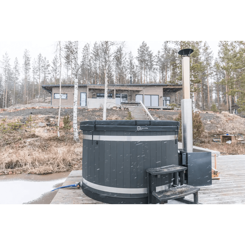 Almost Heaven - Serenity 4-Person Wood-Fired Hot Tub (Eco-Friendly Outdoor Spa Experience) - Image 2