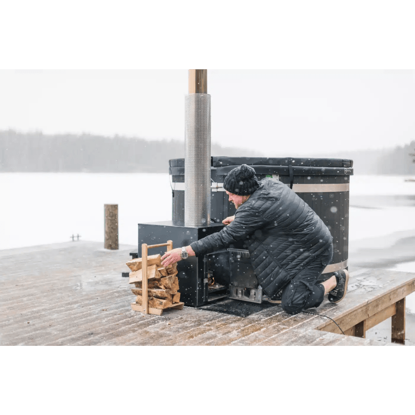 Almost Heaven - Serenity 4-Person Wood-Fired Hot Tub (Eco-Friendly Outdoor Spa Experience) - Image 3