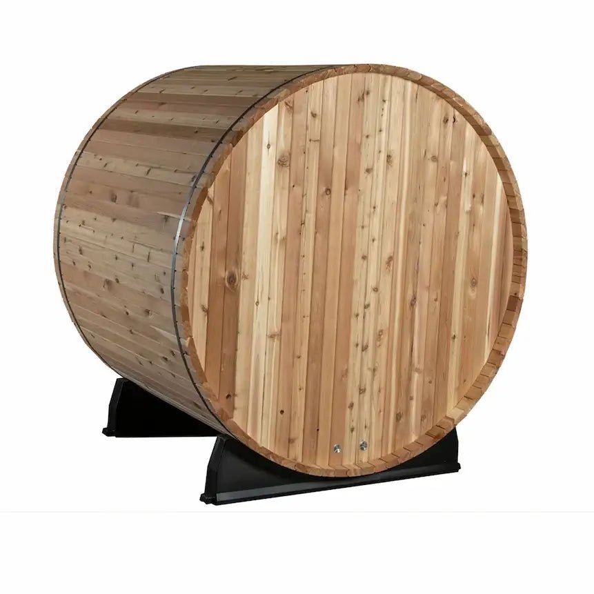 Almost Heaven 6′ x 4’+1′ Vienna 2-Person Barrel Sauna - Image 3