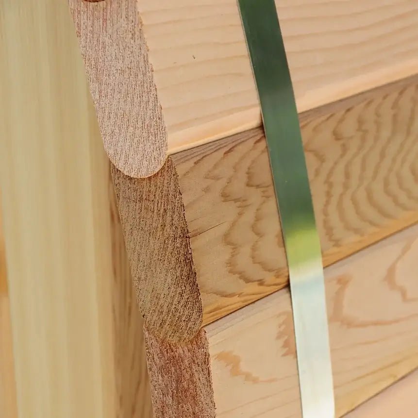 Almost Heaven 6′ x 4’+1′ Vienna 2-Person Barrel Sauna - Image 5