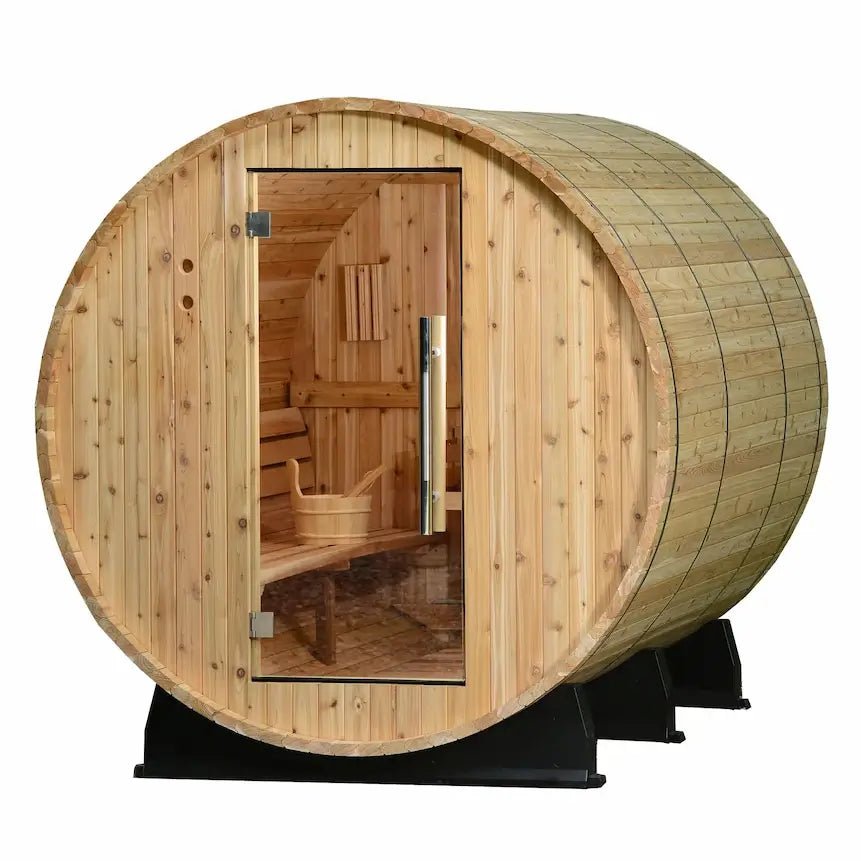 Almost Heaven 6′ x 8′ Princeton 6-person Barrel Sauna