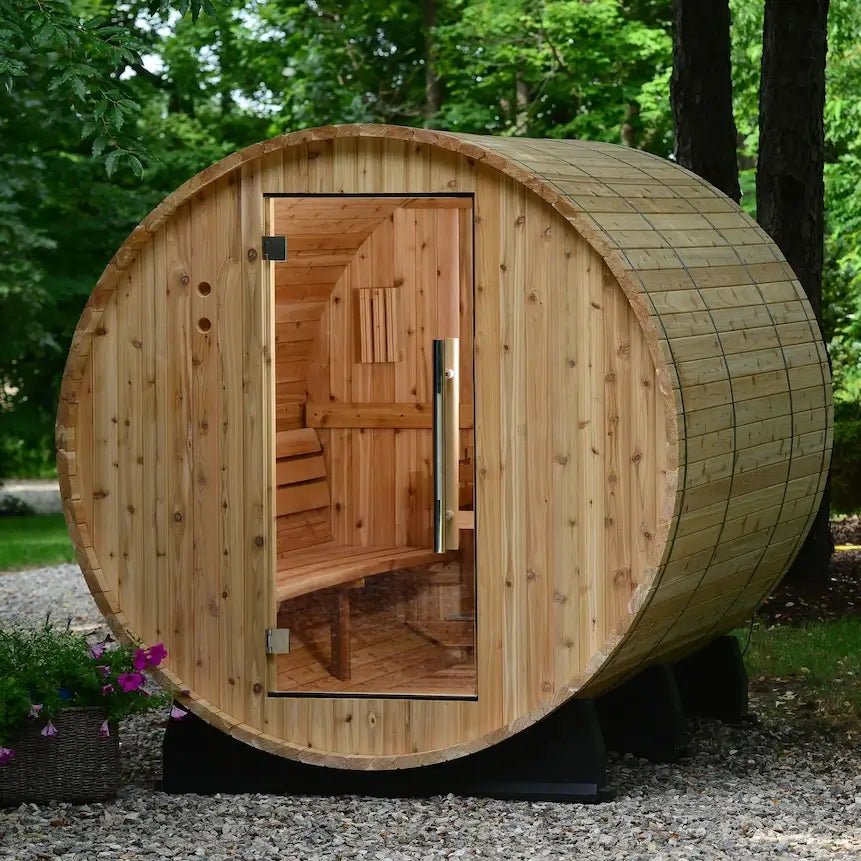 Almost Heaven 6′ x 8′ Princeton 6-person Barrel Sauna - Image 14