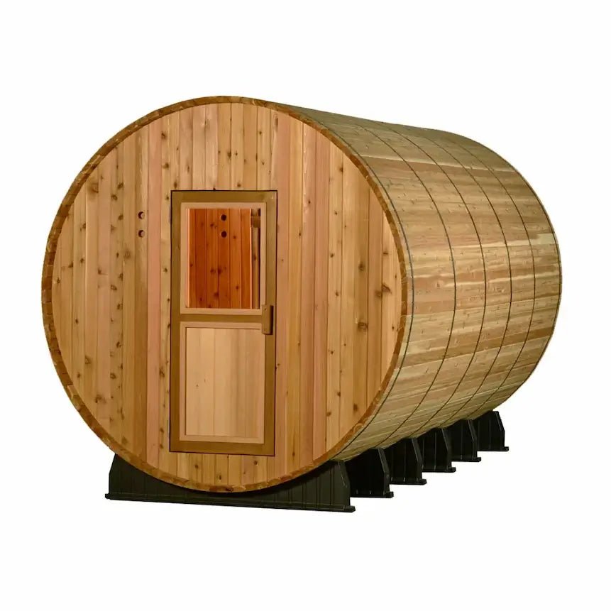 Almost Heaven 7′ x 10′ Shenandoah 8-Person Barrel Sauna