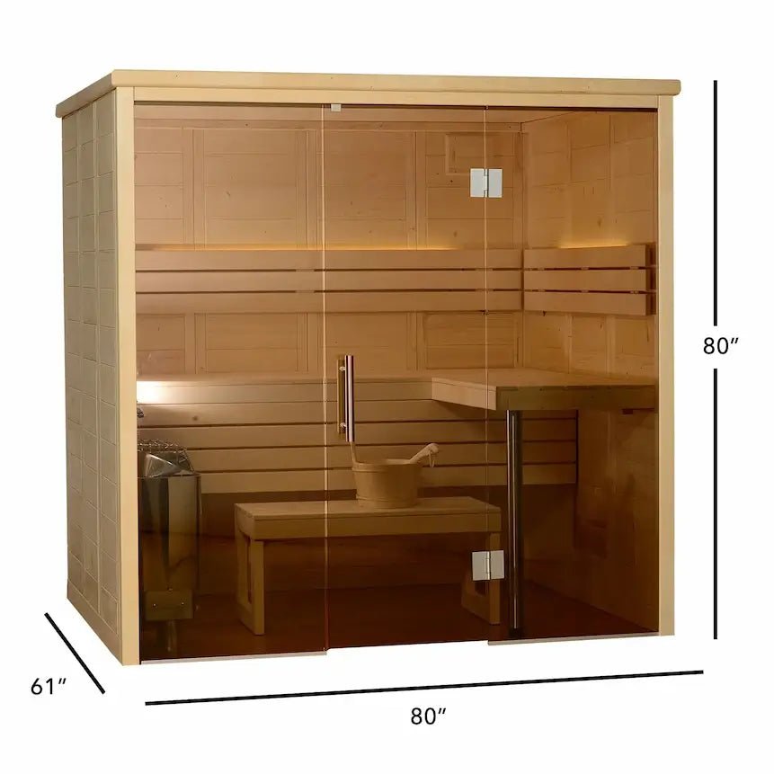 Almost Heaven Worthington 6 Person Sauna - Image 2