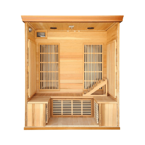HeatWave Cedar Elite 3-4 Person Infrared Sauna - Image 3