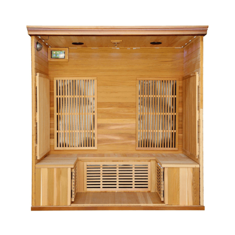HeatWave Cedar Elite 4-5 Person Infrared Sauna - Image 3