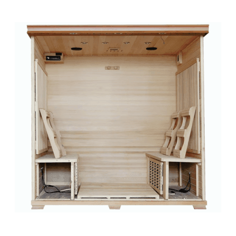 HeatWave Great Bear 6 Person Cedar Infrared Sauna - Image 2