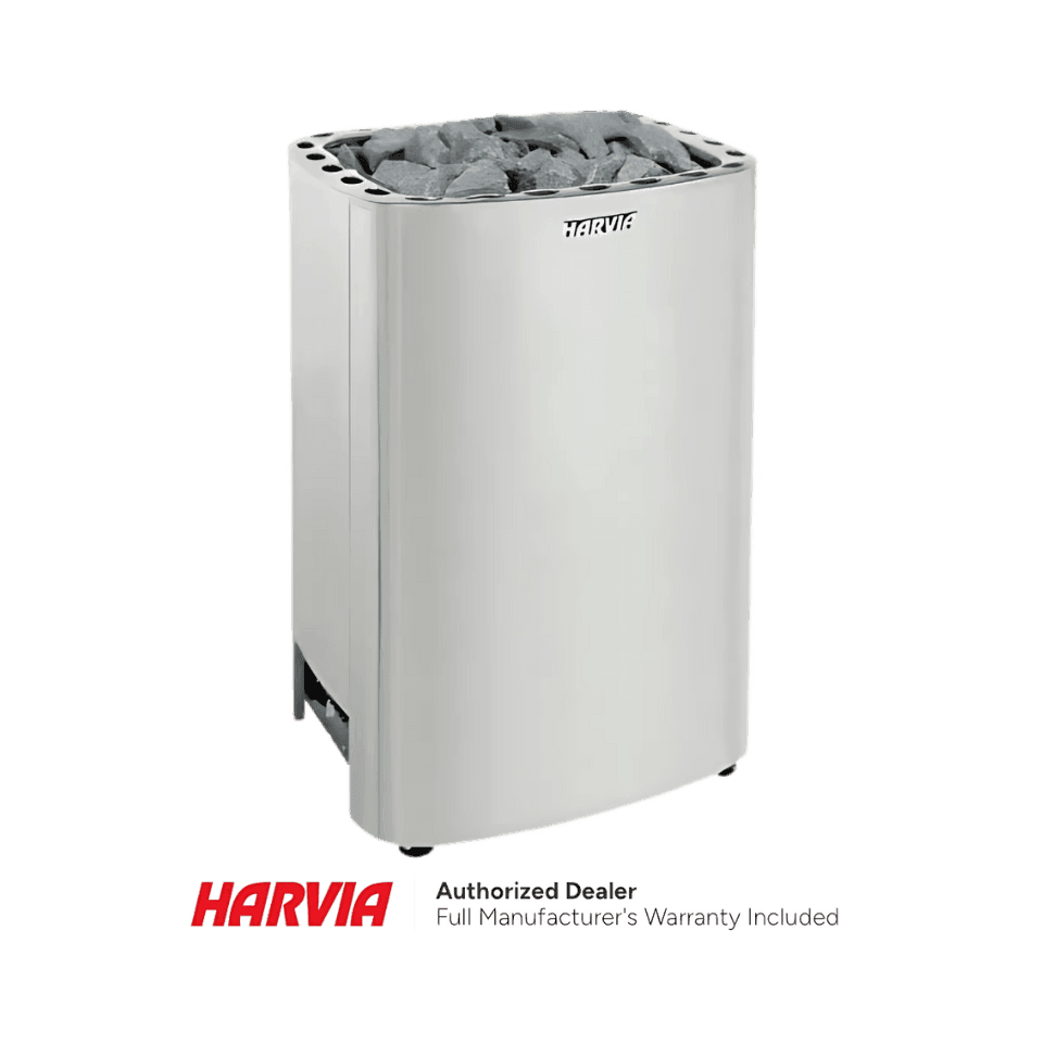 Harvia Club 15kW Electric Sauna Heater – 240V/1 Phase (Bent Top, Side Dent) - Image 5