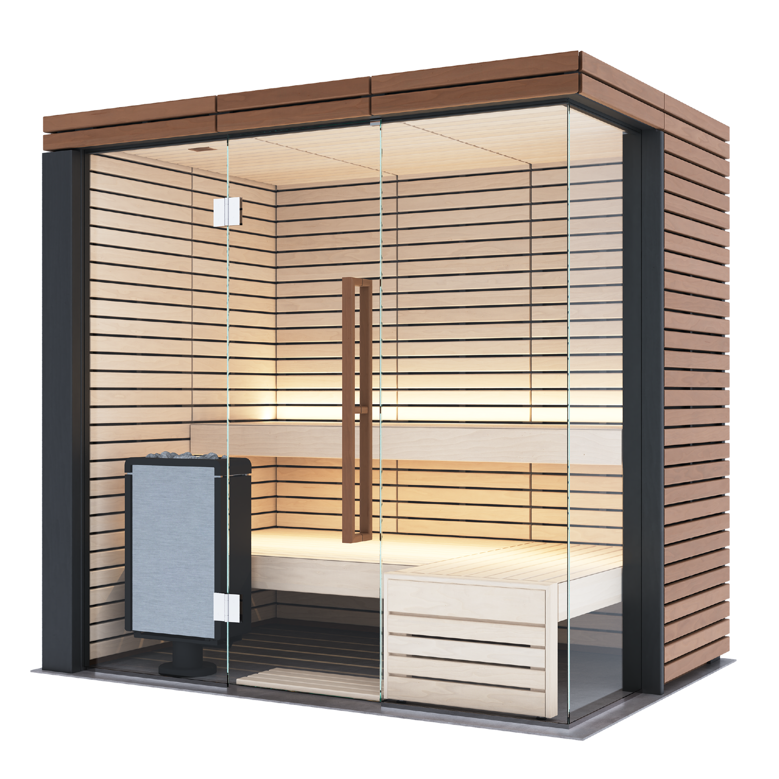 Harvia Lindea View Sauna Cabin - Small - Image 5