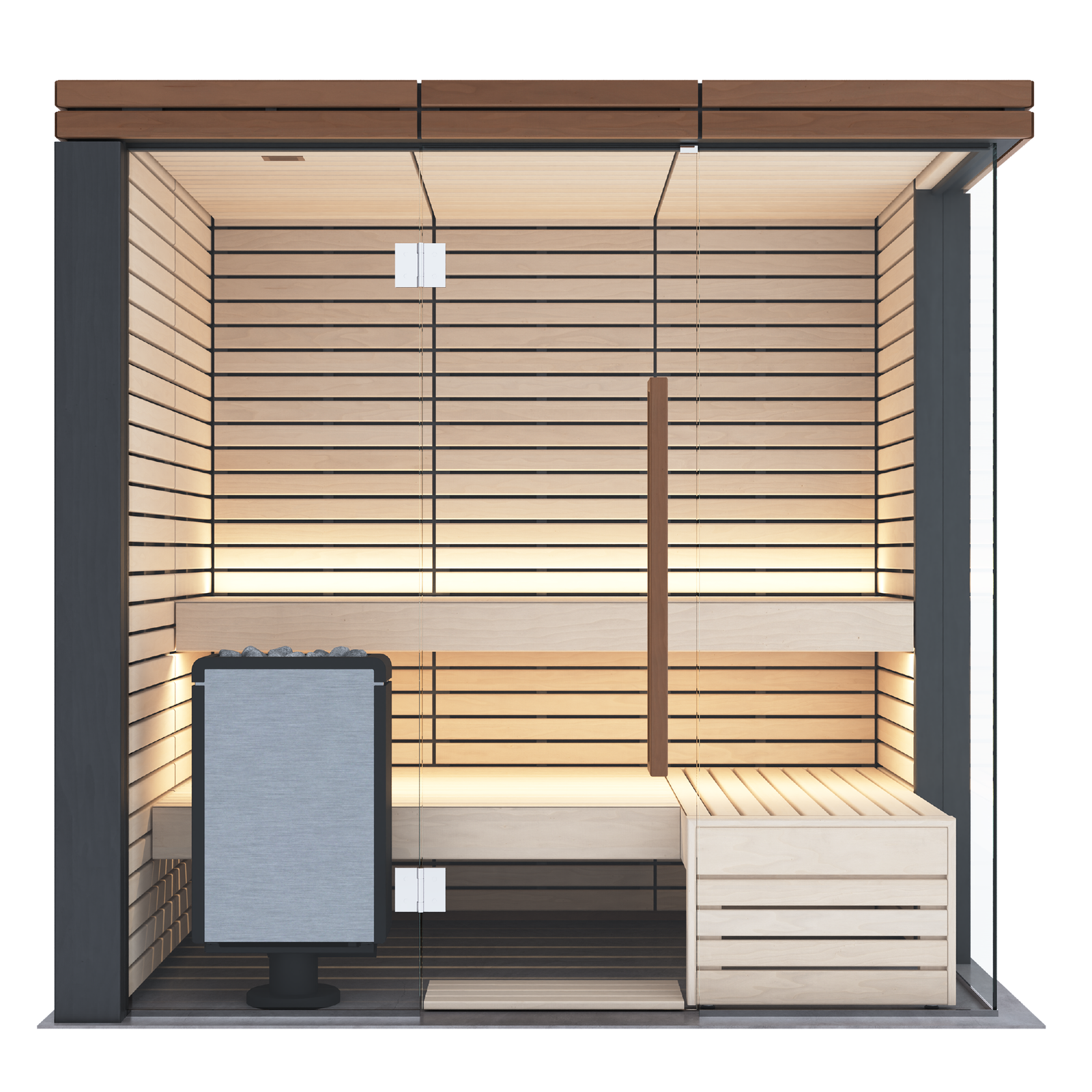 Harvia Lindea View Sauna Cabin - Small - Image 6
