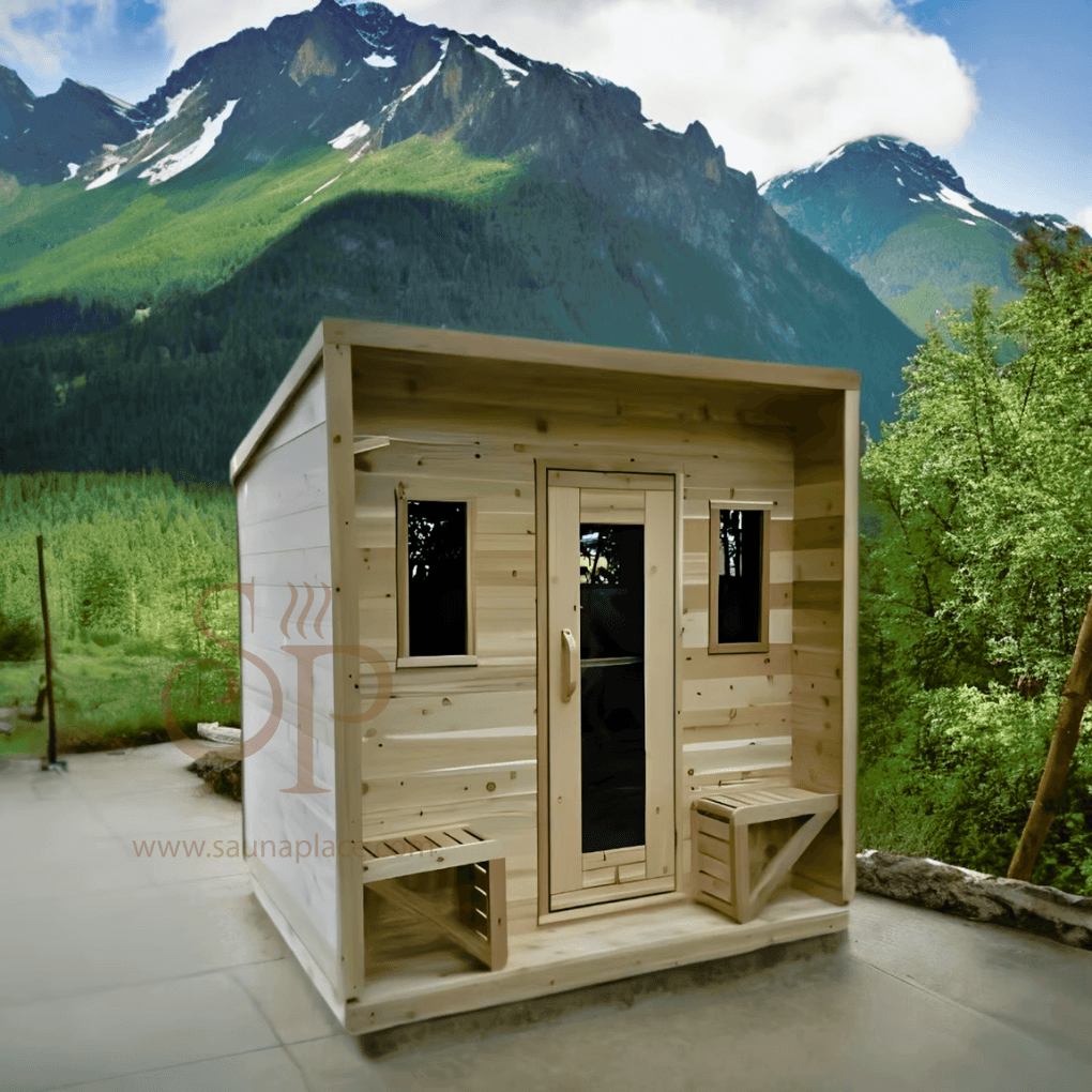 Heritage 4 People 7' x 7' Cabin Sauna - Image 5