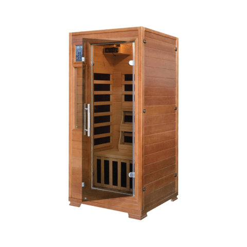 HeatWave Majestic 1-2 Person Hemlock Carbon Infrared Sauna - Image 3