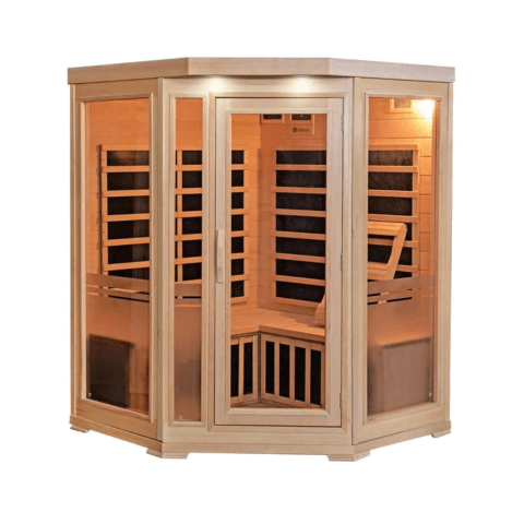 HeatWave Sonoma 3 Person Hemlock Carbon Infrared Sauna
