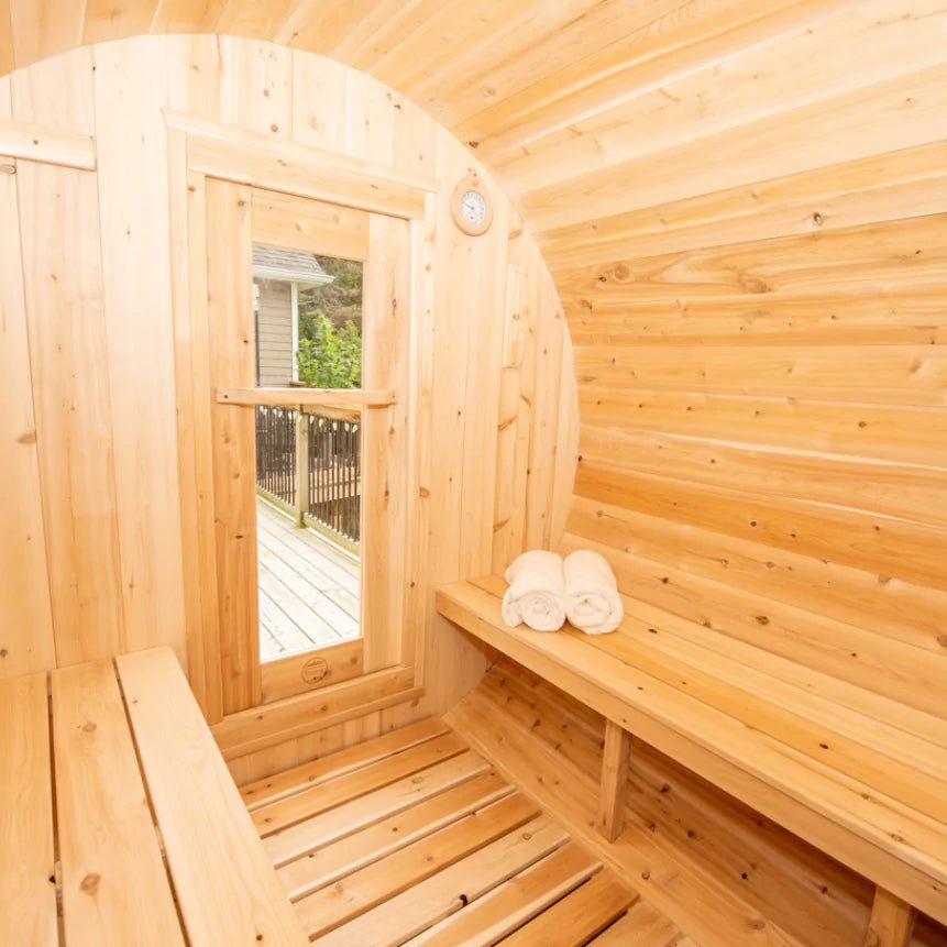 Dundalk Canadian Timber Harmony Barrel Sauna - Image 3