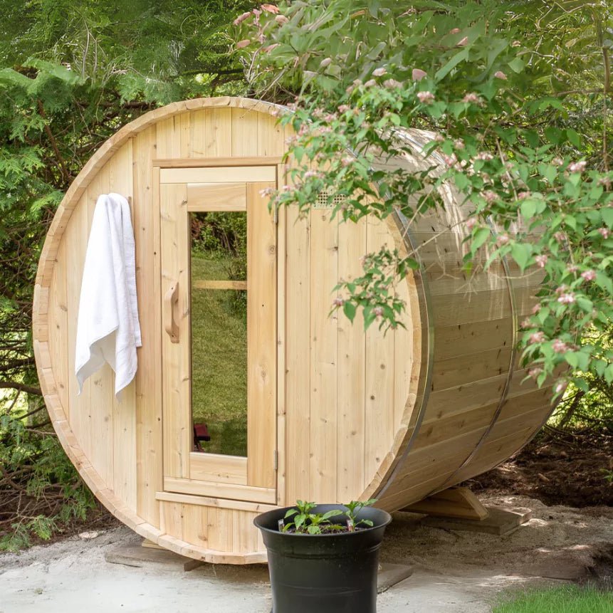 Dundalk Canadian Timber Harmony Barrel Sauna - Image 6