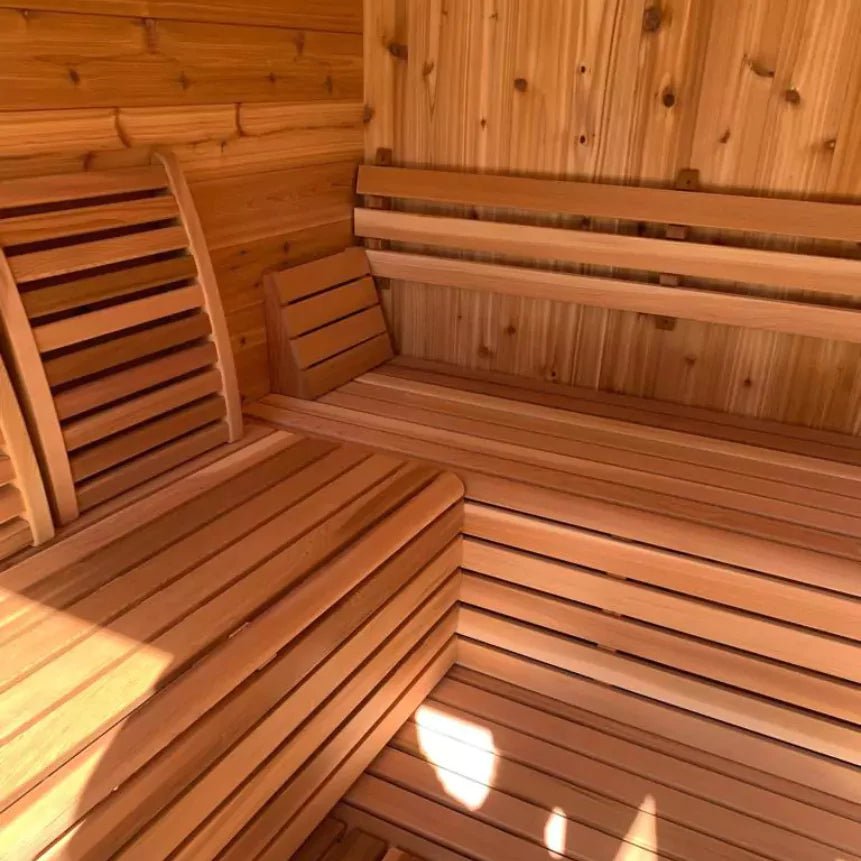 Dundalk 8'x6' (244x182cm) Luna Sauna - Knotty Cedar - Image 6