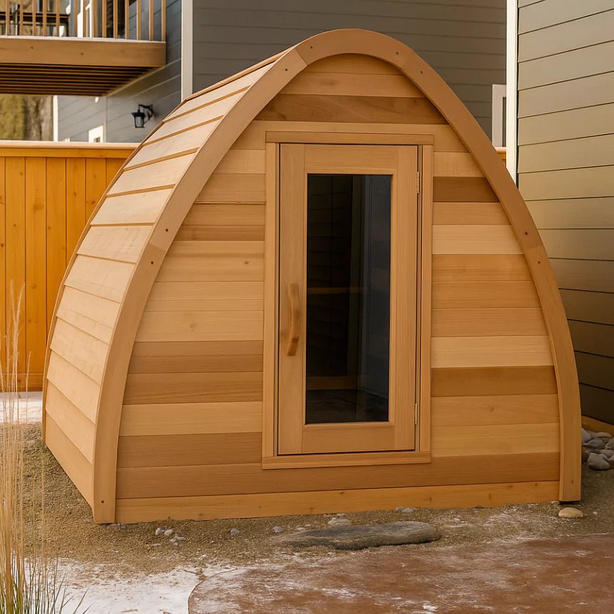 Dundalk 7′ x 7′ MINI POD Clear Cedar Sauna