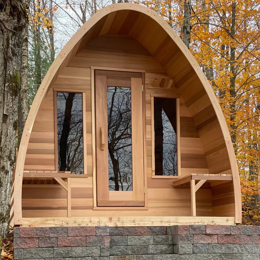 Dundalk 8′ x 6′ POD Clear Cedar Sauna