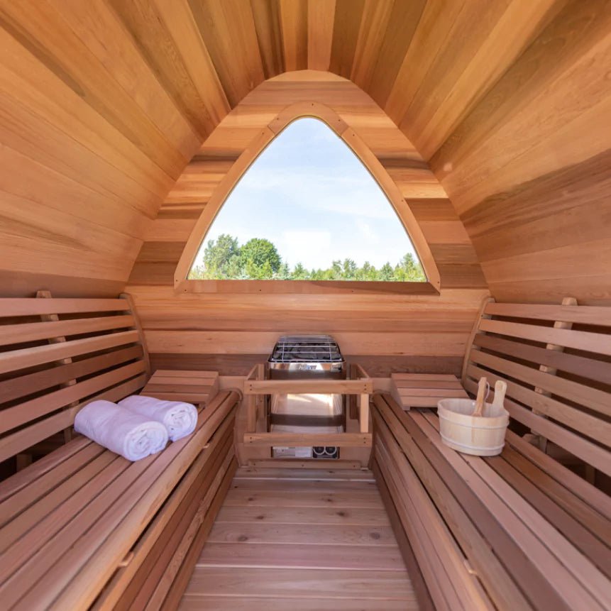 Dundalk 8′ x 6′ POD Clear Cedar Sauna - Image 5