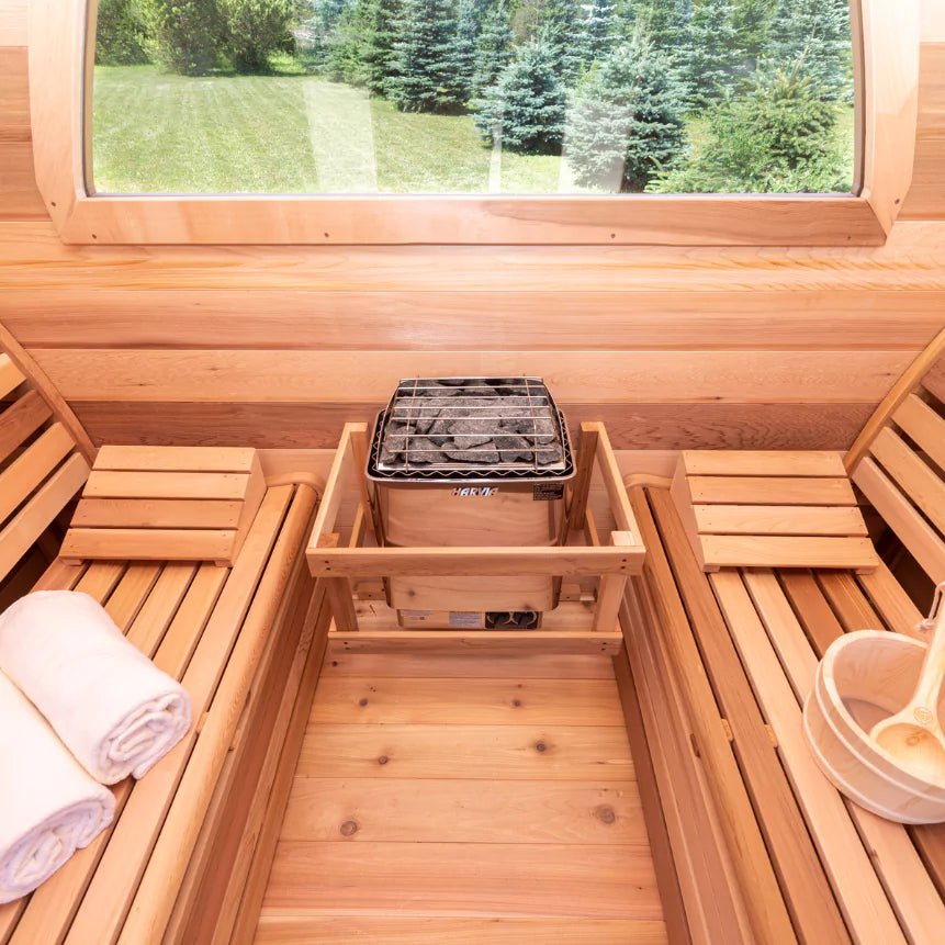 Dundalk 8′ x 6′ POD Clear Cedar Sauna - Image 3