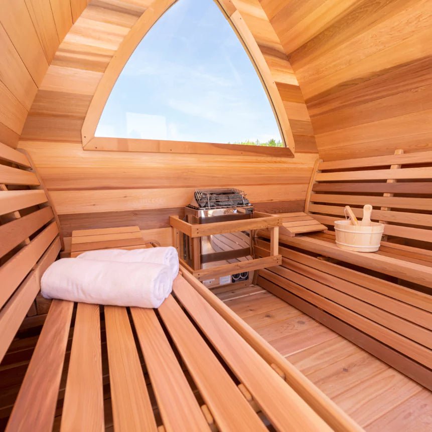 Dundalk 8′ x 6′ POD Clear Cedar Sauna - Image 4