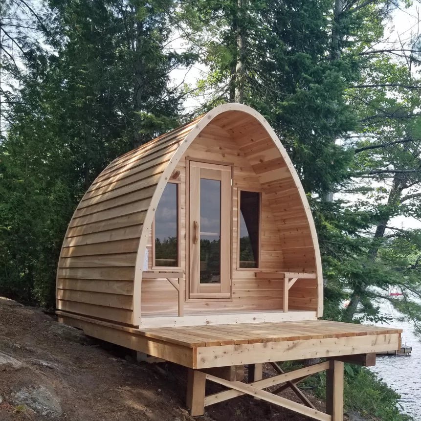 Dundalk 8′ x 6′ POD Knotty Cedar Sauna - Image 2
