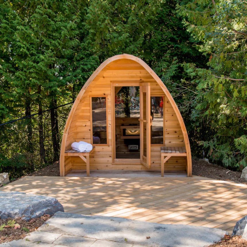 Dundalk 8′ x 6′ POD Knotty Cedar Sauna - Image 9