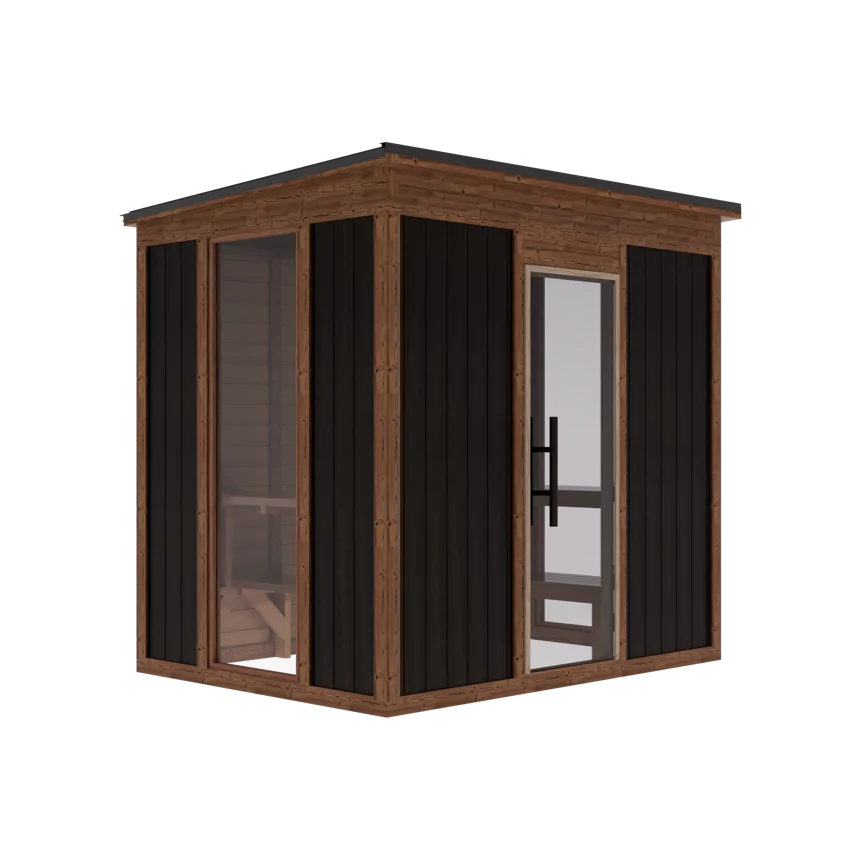 Thermory Mod6 Modern Athletic Outdoor Sauna