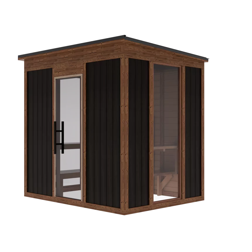 Thermory Mod6 Modern Athletic Outdoor Sauna - Image 9