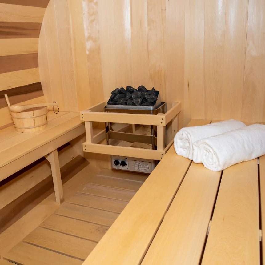 Dundalk Canadian Timber Tranquility Barrel Sauna - Image 3